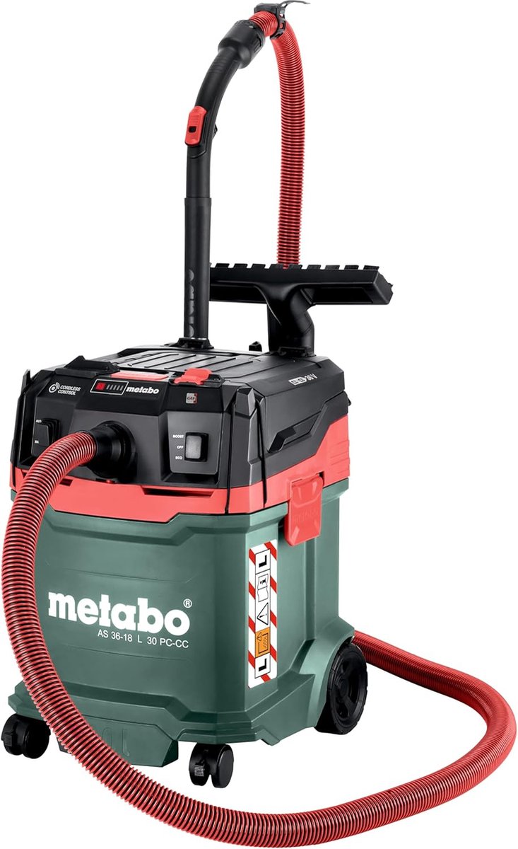 Metabo AS 36-18 L 30 PC-CC 602073850 Accu-stofzuiger 30 l Zonder accu, Zonder lader