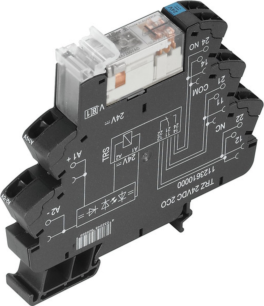 Weidmüller TRZ 24VDC 2CO Koppelrelais 24 V/DC 8 A 2x wisselcontact 10 stuk(s)