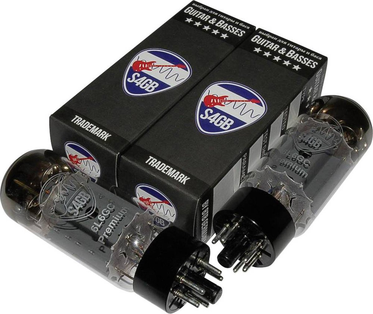 BTB Vertrieb 6L6GC S4GB Premium Elektronenbuis Matched Paar Geselecteerd voor Gitaren Eindpentode Aantal polen: 8 Fitting: Octal 2 stuk(s)