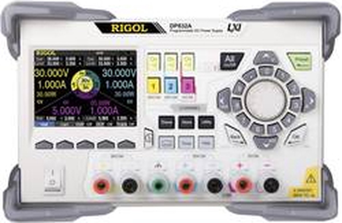 Rigol DP832A Labvoeding, regelbaar 0 - 30 V/DC 0 - 3 A 195 W Aantal uitgangen: 3 x