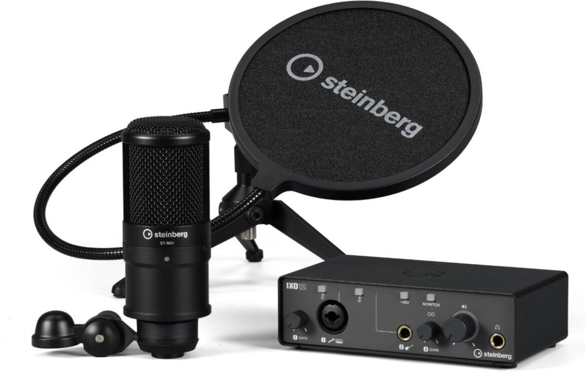 Audio interface Steinberg IXO12 Podcast Pack Incl. software