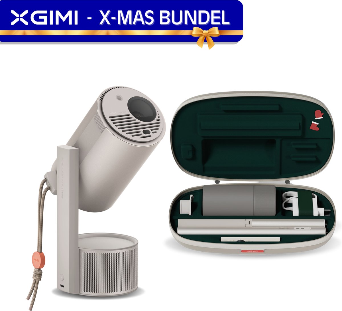 Xgimi Beamer Mogo 3 Pro Party Bundel Goud