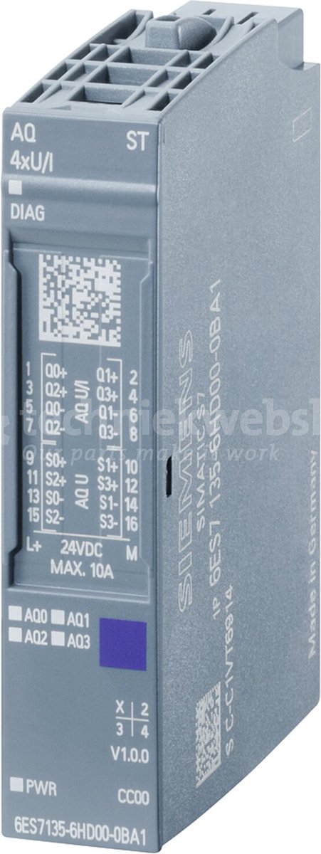 Siemens 6ES7135-6HD00-0BA1 PLC-uitgangsmodule