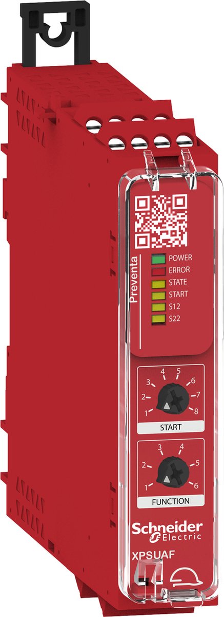 Schneider Electric XPSUAF13AP Veiligheidsrelais Voedingsspanning (num): 24 V DC/AC 3x NO (b x h x d) 22.5 x 100 x 120 mm LED-weergave 1 stuk(s)