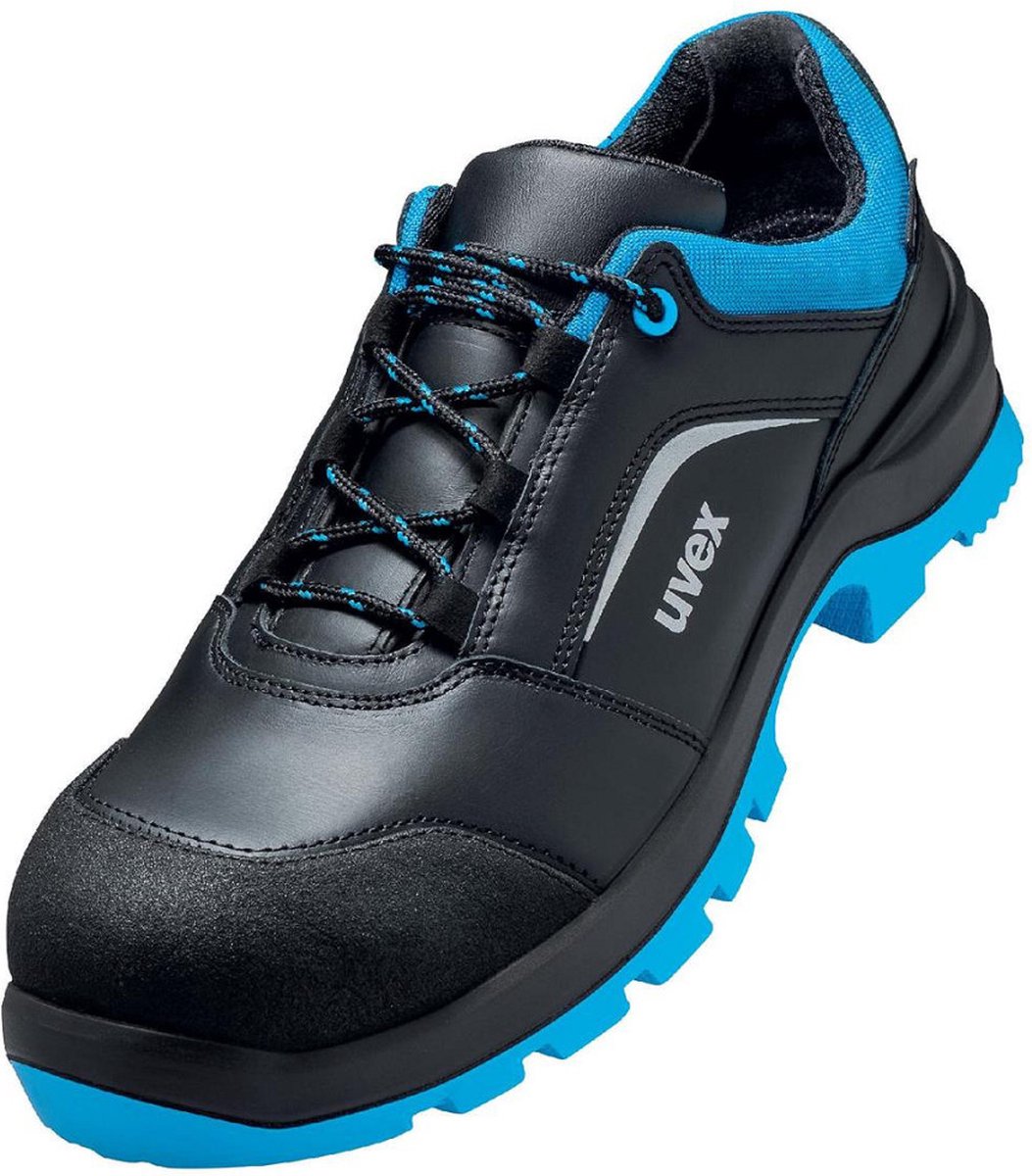 uvex 2 xenova® 9555243 Veiligheidsschoenen ESD S3 Schoenmaat (EU): 43 Zwart, Blauw 1 paar