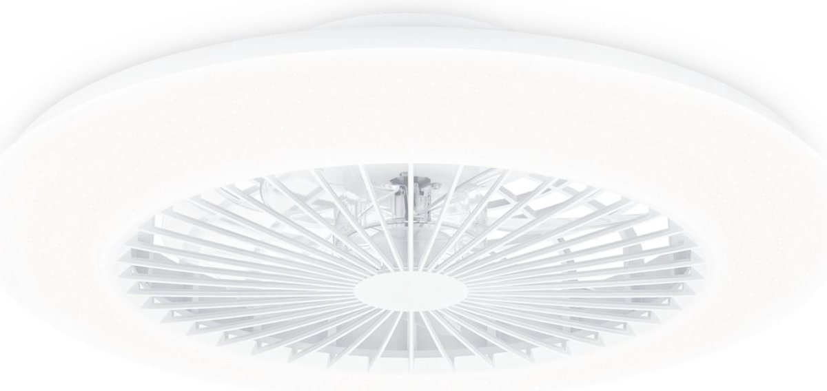 Philips Lighting Amigo Plafondventilator 25 W, 60 W (Ø x h) 590 mm x 137 mm Glittereffect