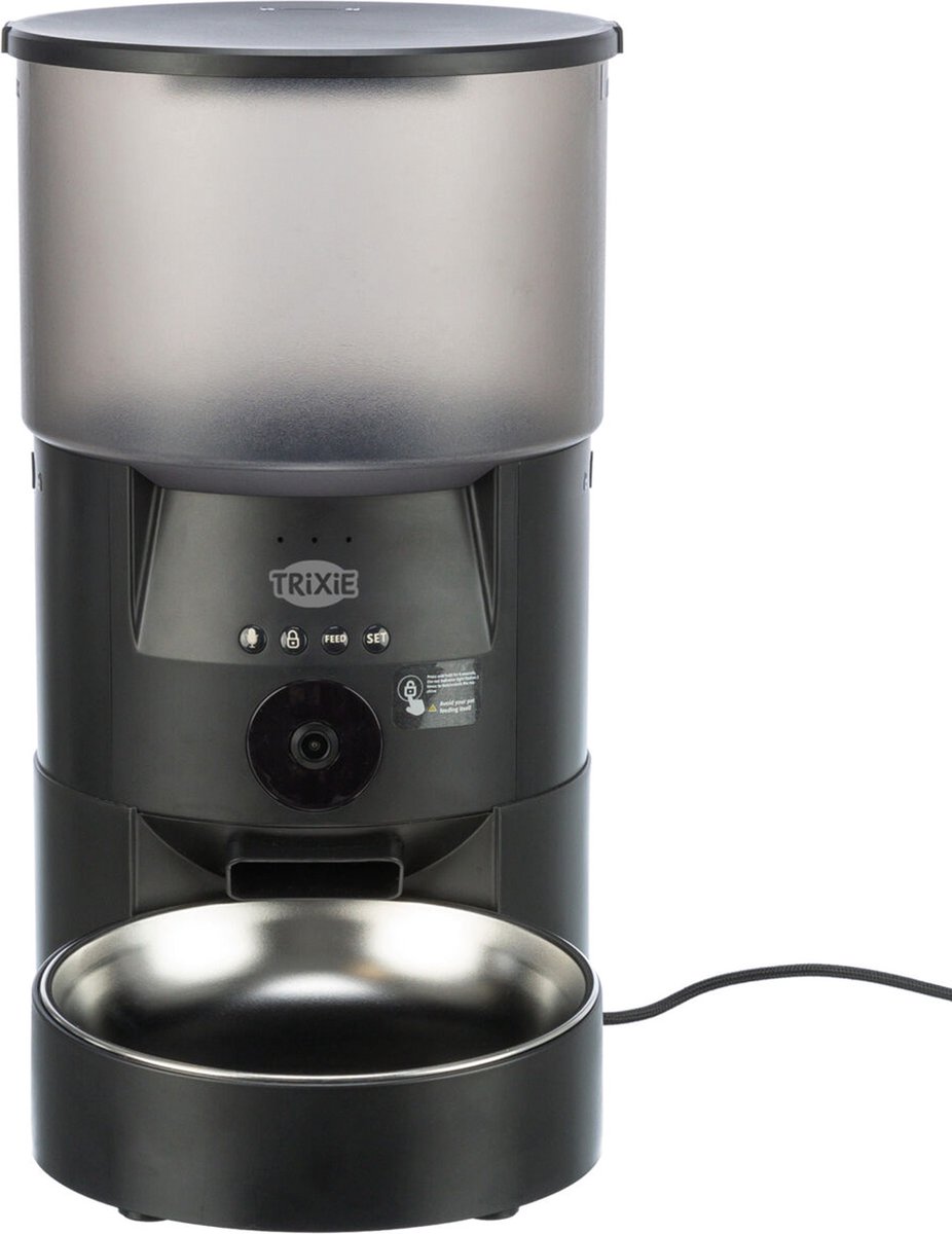Trixie voederautomaat TX-C Smart - 3 liter - interactief met camera Per stuk