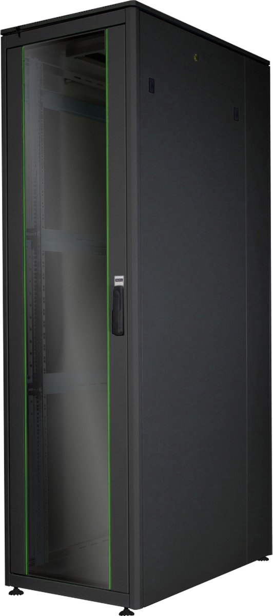 Digitus DN-19 42U-6/10-B-1 19inch-patchkast (b x h x d) 600 x 2053 x 1000 mm 42 HE Zwart (RAL 9005)