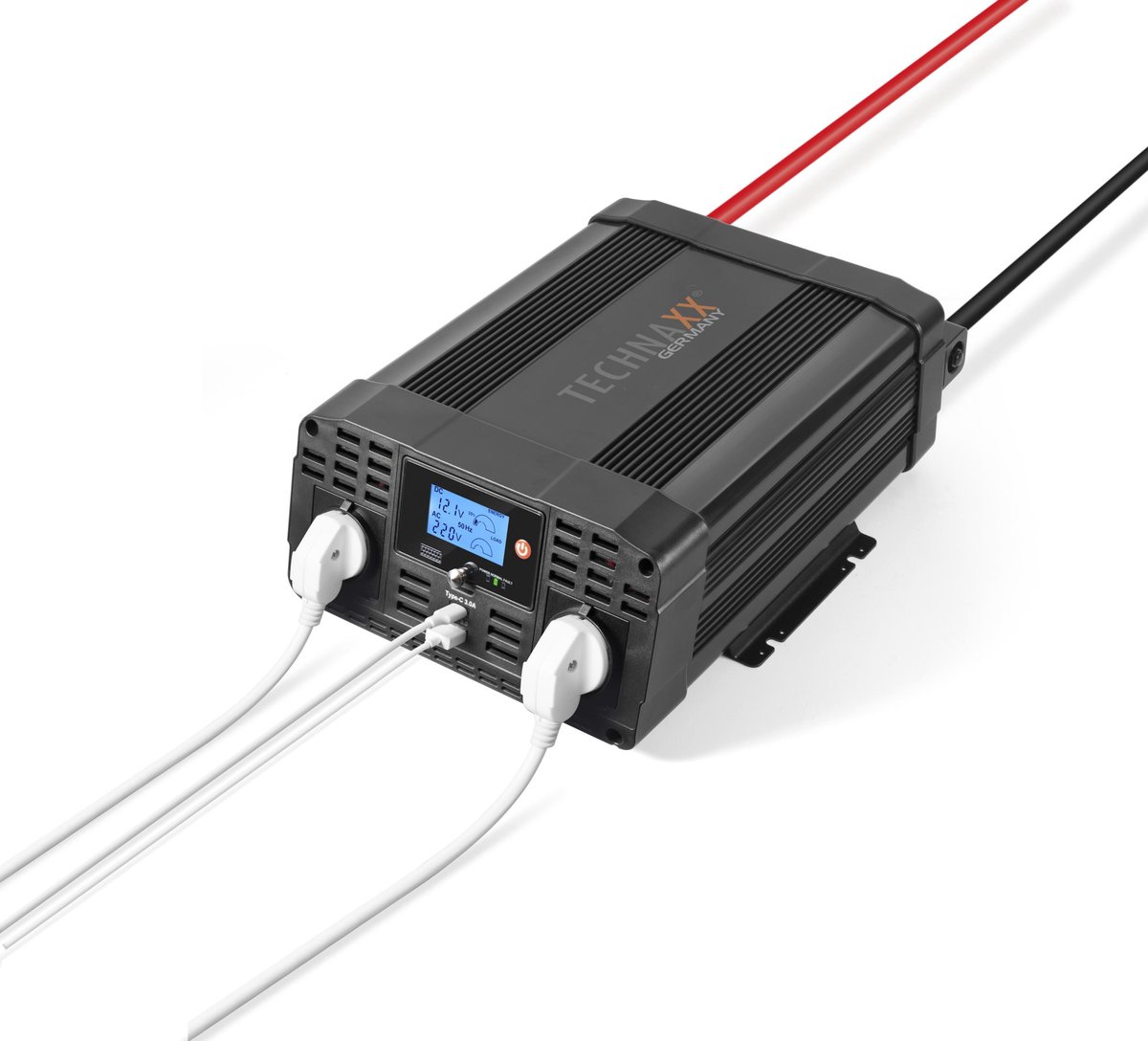Technaxx TE20 Omvormer 2000 W 12 V/DC - 230 V/AC