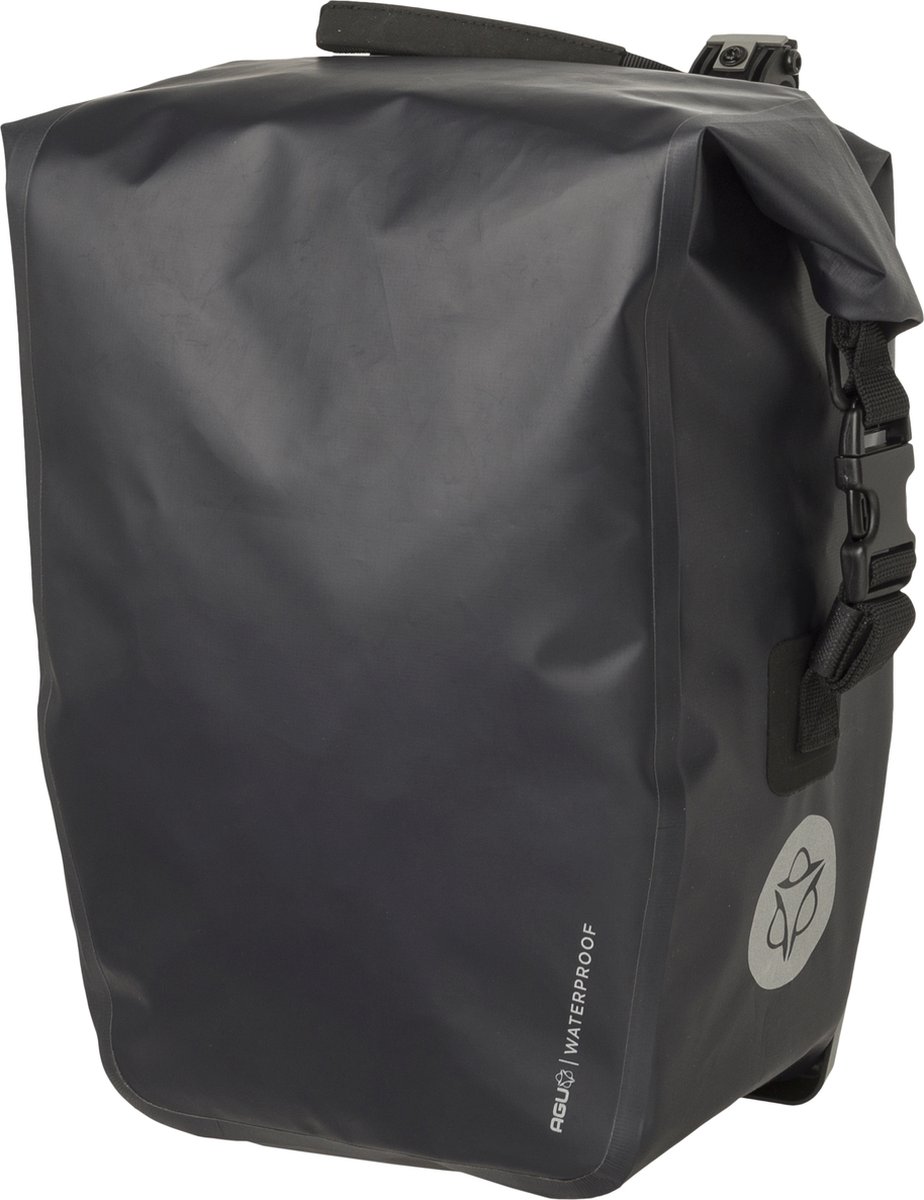 Lichtgewicht Enkele fietstas Shelter Medium 32L Zwart CG Set