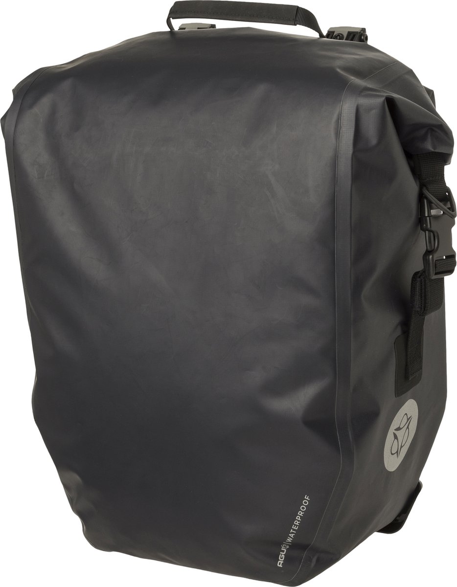 Lichtgewicht Enkele fietstas Shelter Large 42L Zwart CG Set