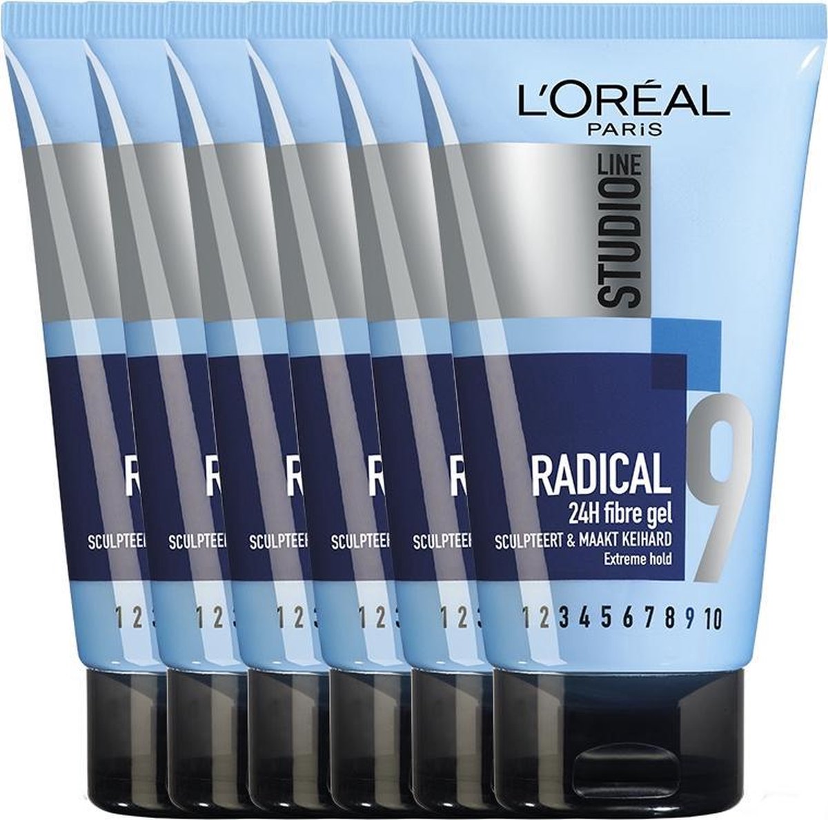 6x L'Oréal Studio Line Special FX Radical Gel 150 ml