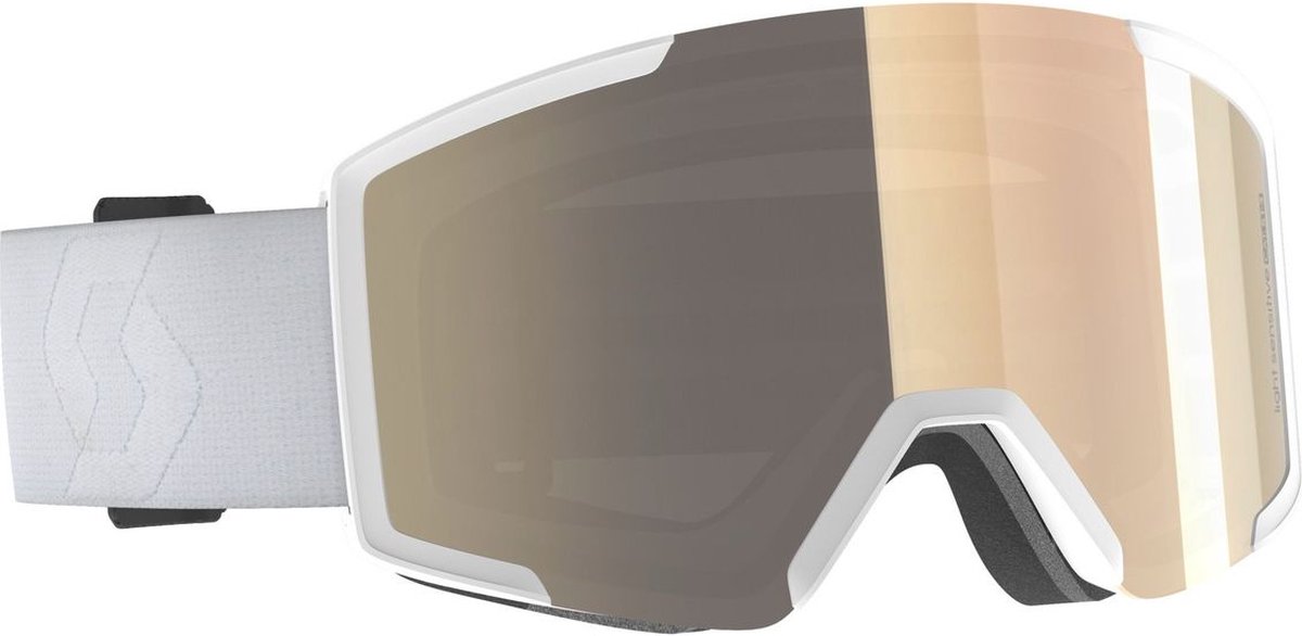 Scott Shield Light Sensitive skibril wit/brons