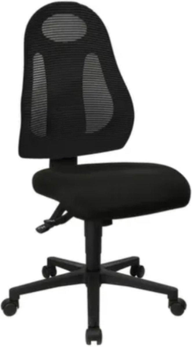 Topstar Bureaudraaistoel | met synchroontechniek | zwart/zwart 420-530 mm | zonder armleuningen | 1 stuk - FR100 G200 FR100 G200