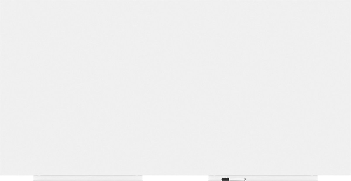 Rocada Whiteboard 6525PRO-DUO (b x h) 200 cm x 100 cm Wit (RAL 9003) Kunststof coating Incl. opbergbakje, Horizontaal- of verticaalformaat