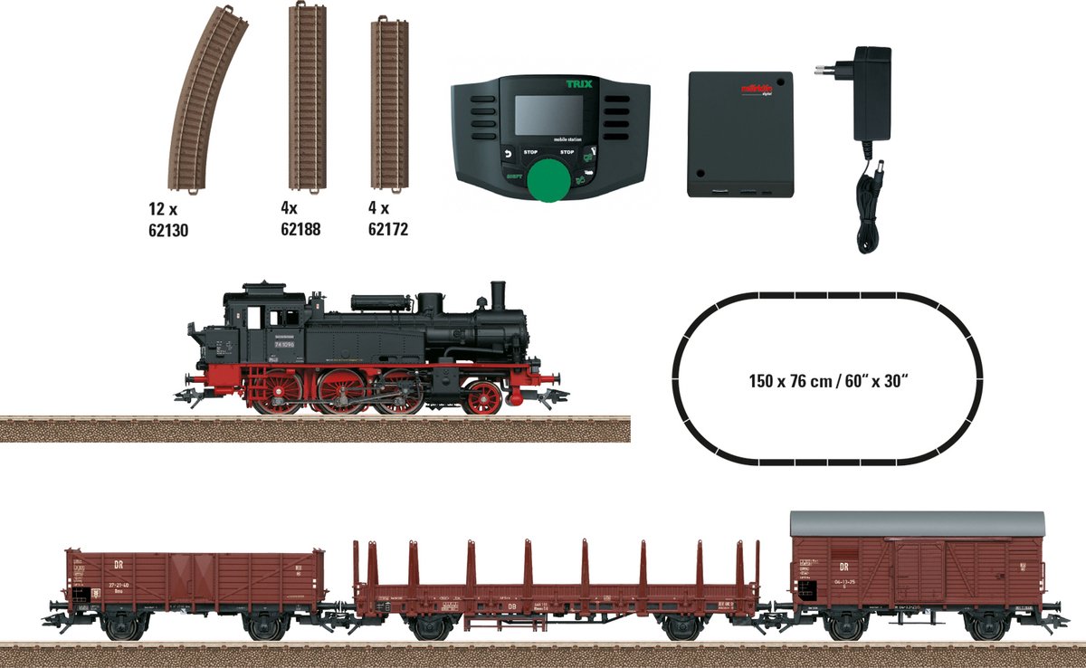 TRIX H0 T21531 Digitale startset goederentrein tijdperk III