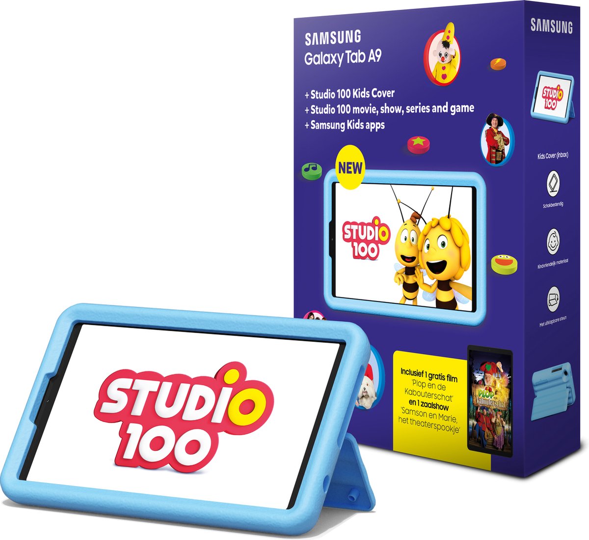 Samsung Galaxy Tab A9 Studio 100 Bundle | Smartphones, tablets en meer | 8806095509549