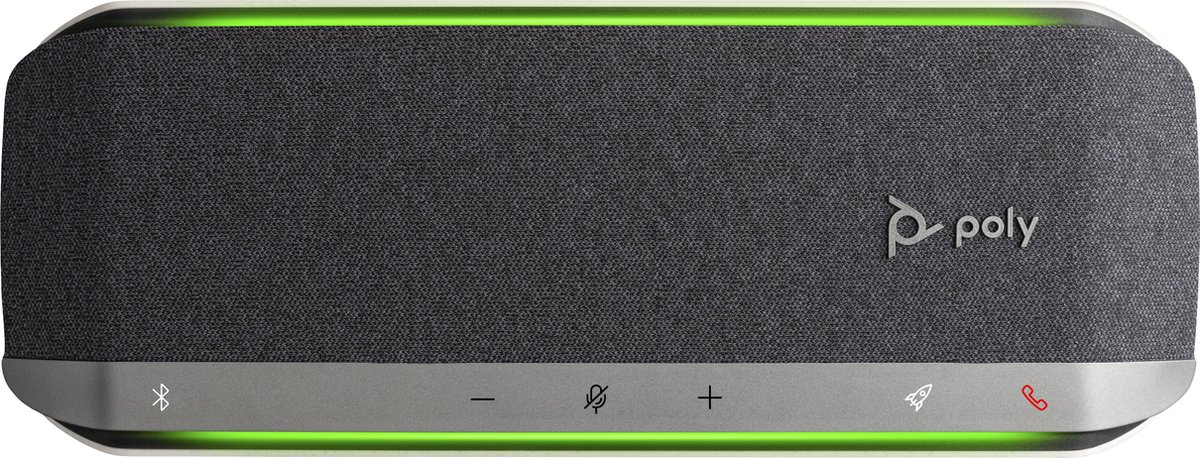 HP Poly Sync 40 Conferentieluidspreker USB-A, USB-C, Bluetooth Zwart, Zilver