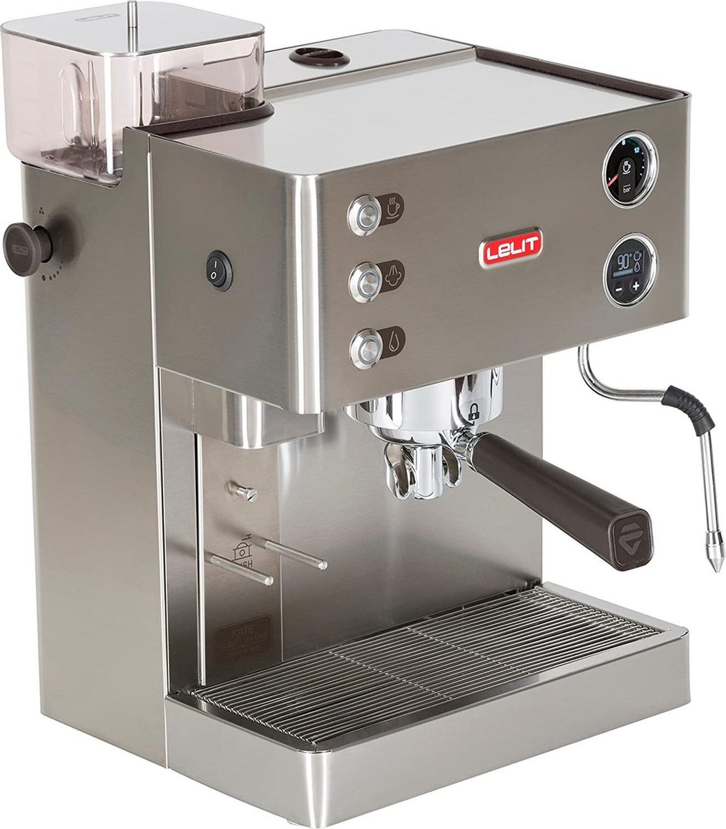 Lelit Kate PL82T Espresso machine met molen - Roestvrij staal