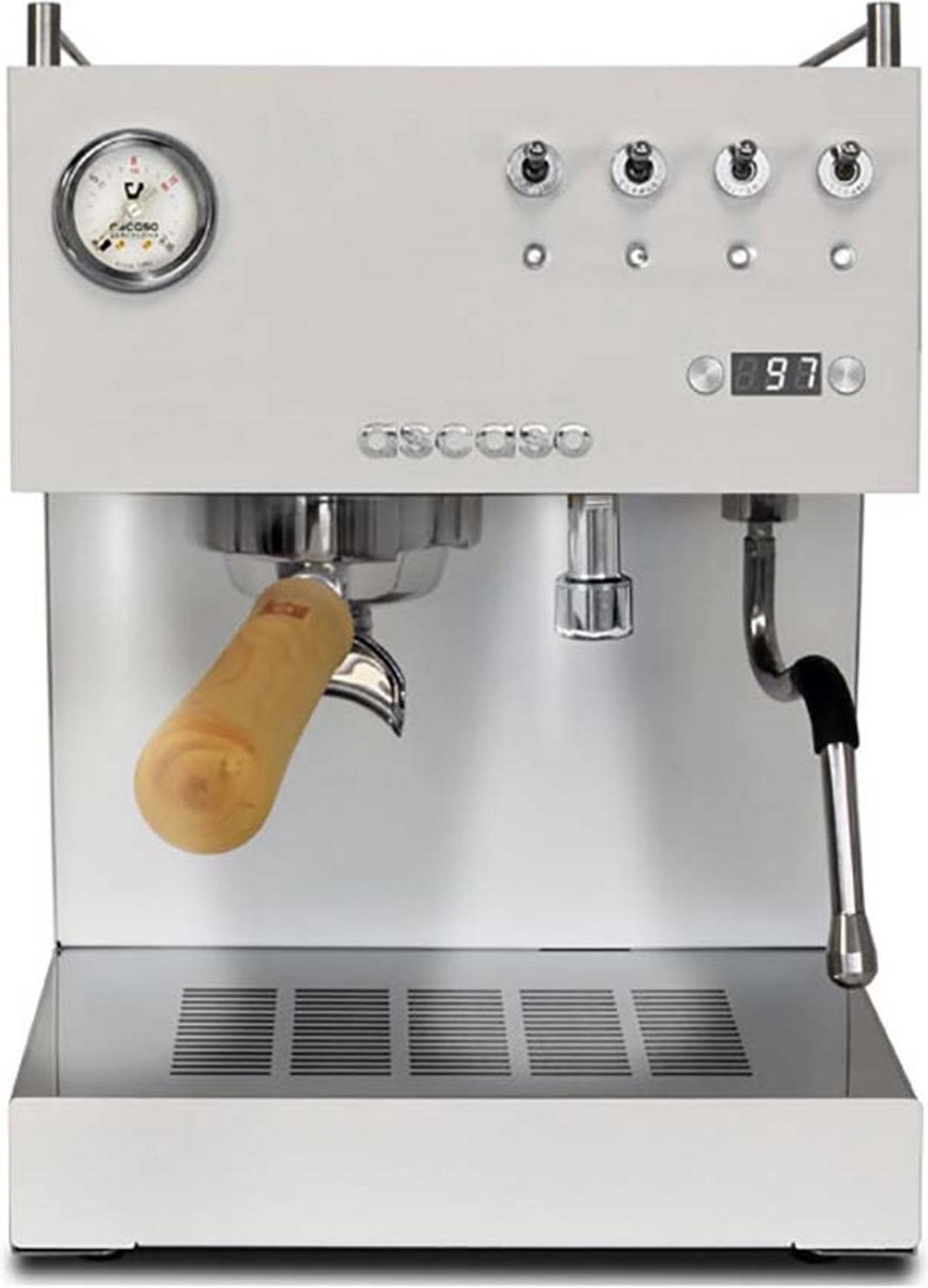 Koffiezetapparaat Ascaso Steel Duo PID V2 White&Wood