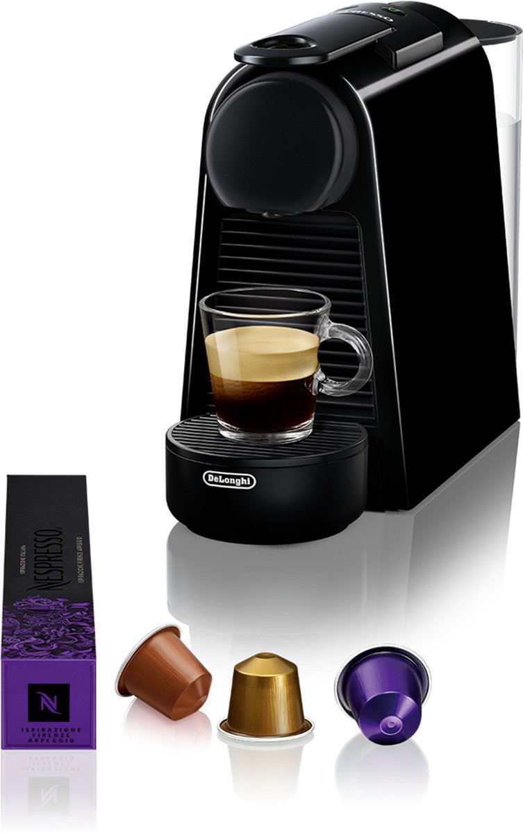Nespresso Essenza Mini EN85.BAE machine met cups van DeLonghi - Zwart