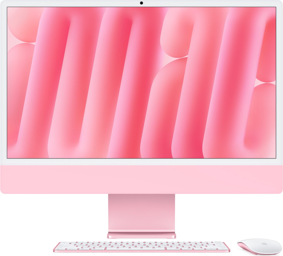 Apple Imac 24-inch Roze (m4) - 10-core Cpu GPu 16gb 512gb All-in-one-pc