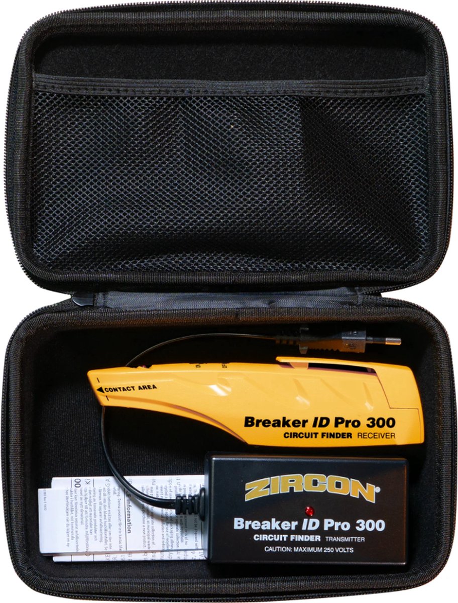 Zircon Breaker ID Pro 300 Groepenzoeker - 80 - 300 V AC - CAT III - Incl. Etui