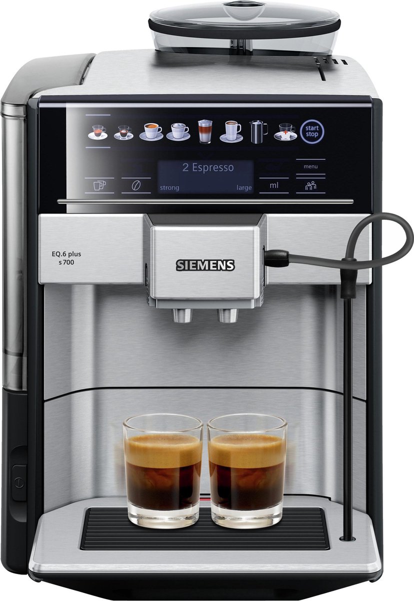 Siemens EQ.6 plus s700 TE657313RW Volautomatische koffiemachine met bonen