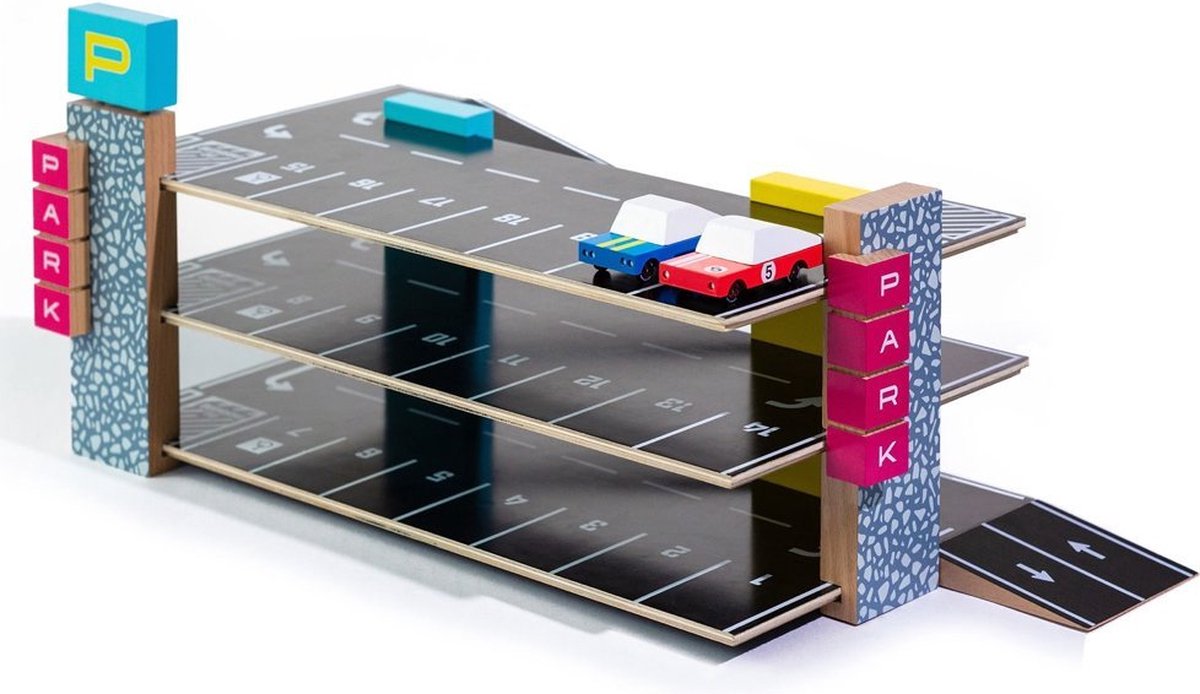 Candylab Candycar Magnetic Parking Garage