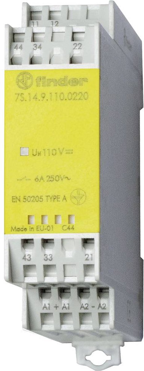 Finder 7S.14.8.230.4310 Relais Nominale spanning: 230 V/AC Schakelstroom (max.): 3 A 1 stuk(s)