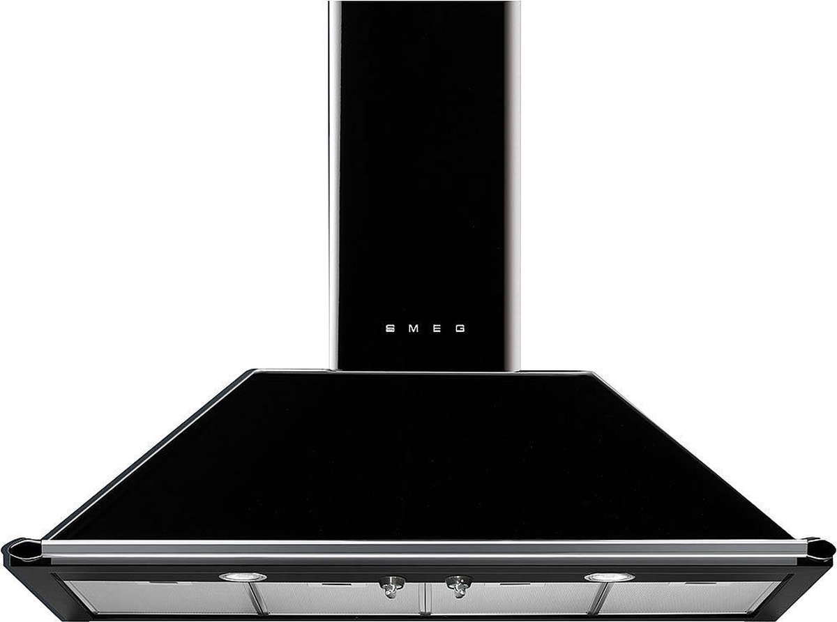 Smeg KT110BLE Decoratieve Muurdampkap Victoria 110cm A Zwart | Schouwdampkappen | Keuken&Koken - Dampkappen | KT110BLE