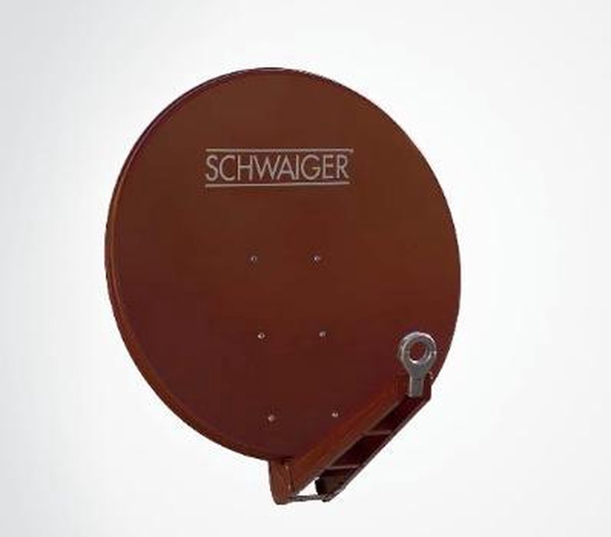 Schwaiger SPI085PR Satellietschotel 85 cm Reflectormateriaal: Aluminium Steenrood