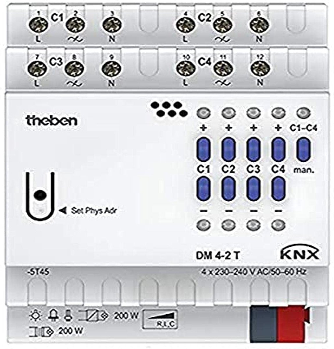 Theben 4940280 Dimactor DM 4-2 T KNX