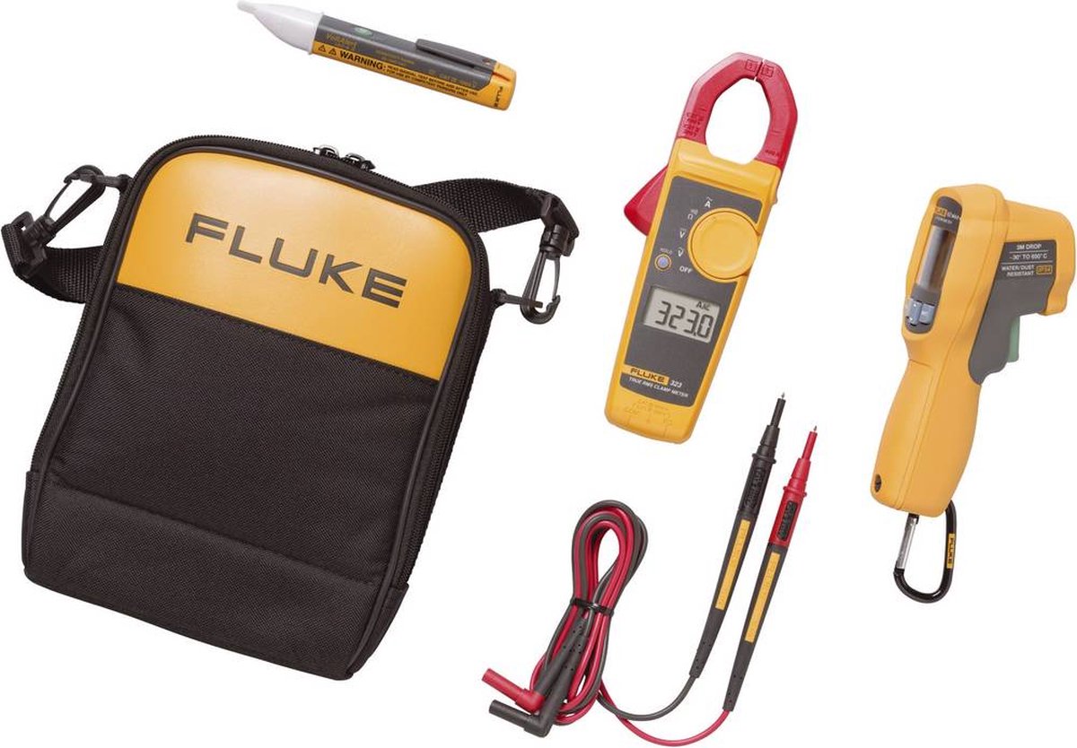Fluke FL62MAX+/3231AC Stroomtang, Multimeter Digitaal CAT III 600 V, CAT IV 300 V Weergave (counts): 4000