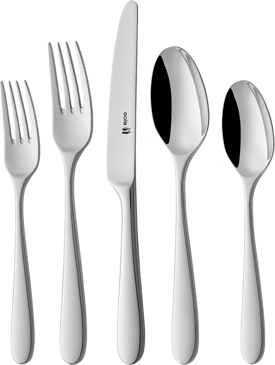 Sola Bestekset Nordica - 18/10 RVS - 70 Delig / 8 personen