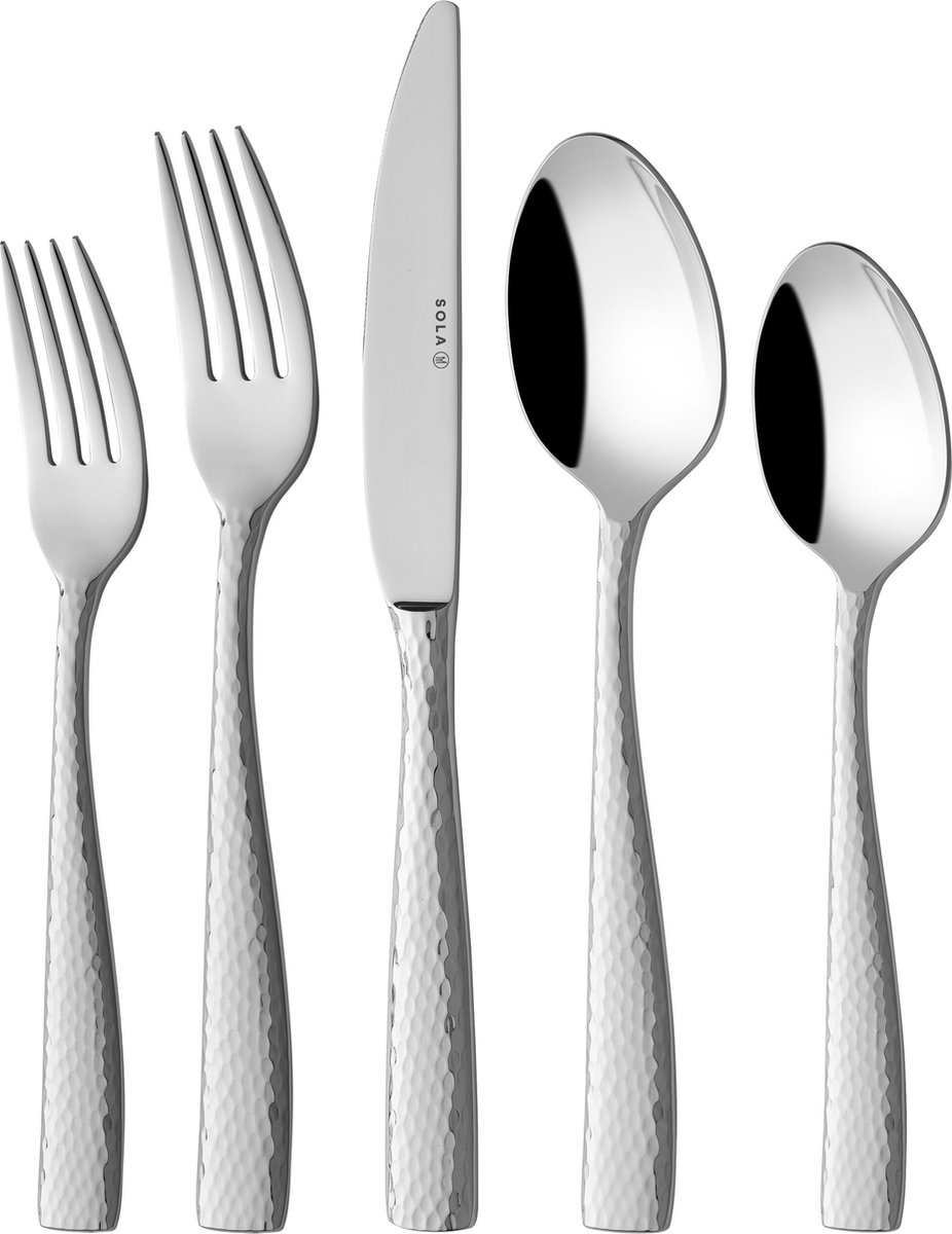 Sola Bestekset Aura - 18/10 RVS - 50 delig / 6 Persoons