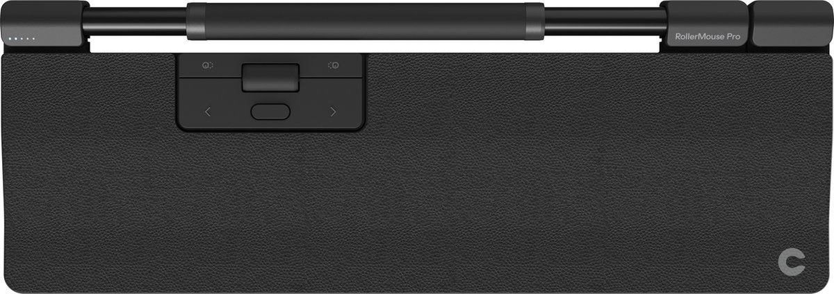 Contour Design RollerMouse Pro wired Extended Muis USB Zwart 6 Toetsen 2800 dpi Ergonomisch, Extra grote toetsen, Geïntegreerd scrollwiel
