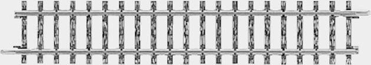 H0 Märklin K-rails (zonder ballastbed) 2207 Rechte rails 156 mm 10 stuk(s)