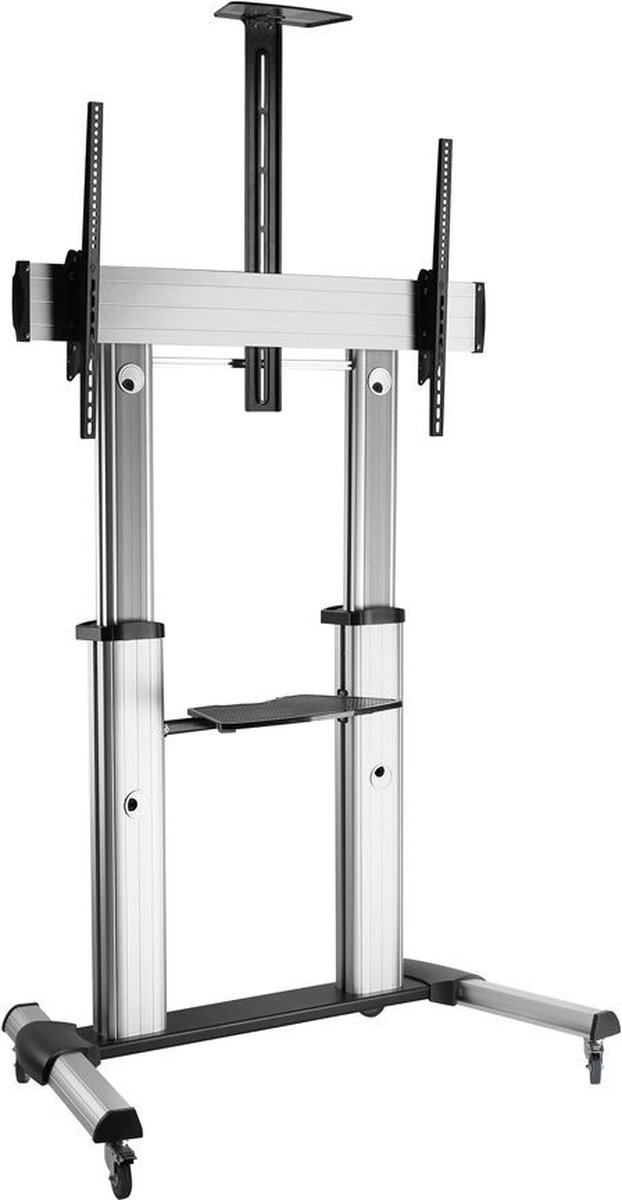 ROLINE LCD/TV rolstandaard, tot 100 kg, zilver