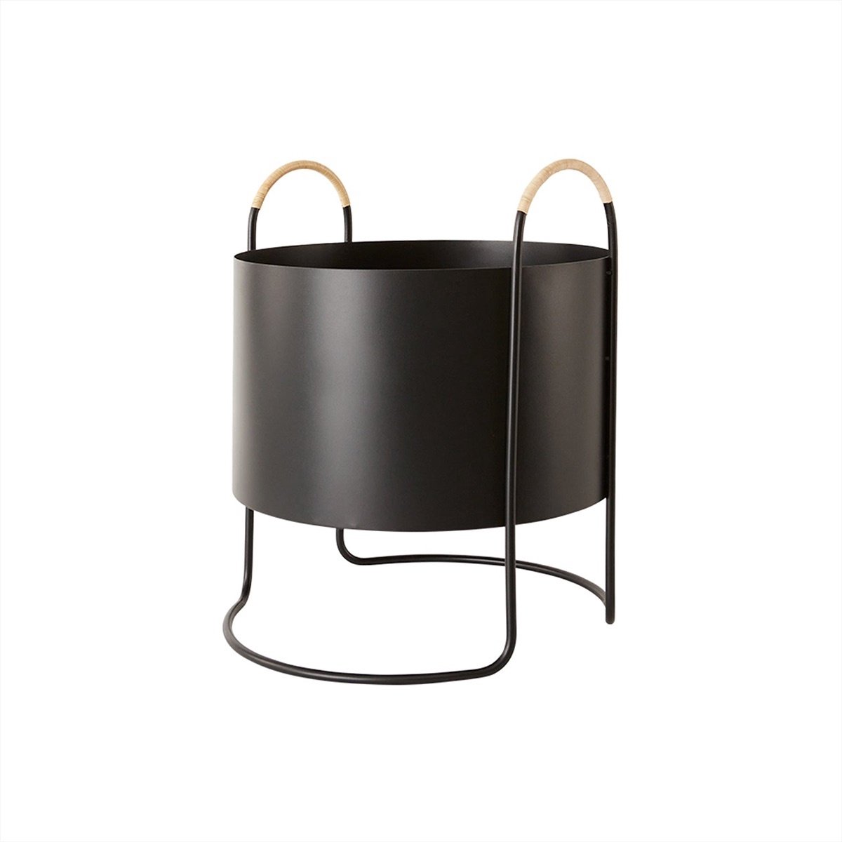 OYOY Maki Plant Box Plantenbak Low Black