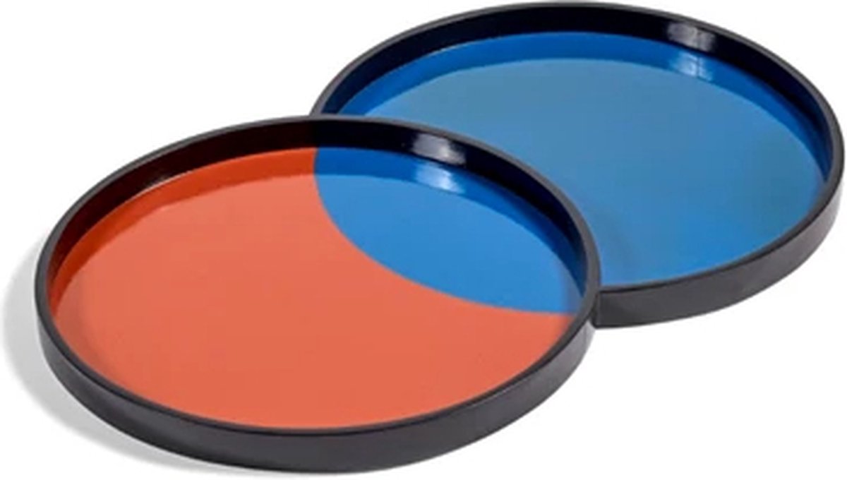 Serax Yo-Yo By Bob Verhelst Dienblad 40x65 Red/Blue