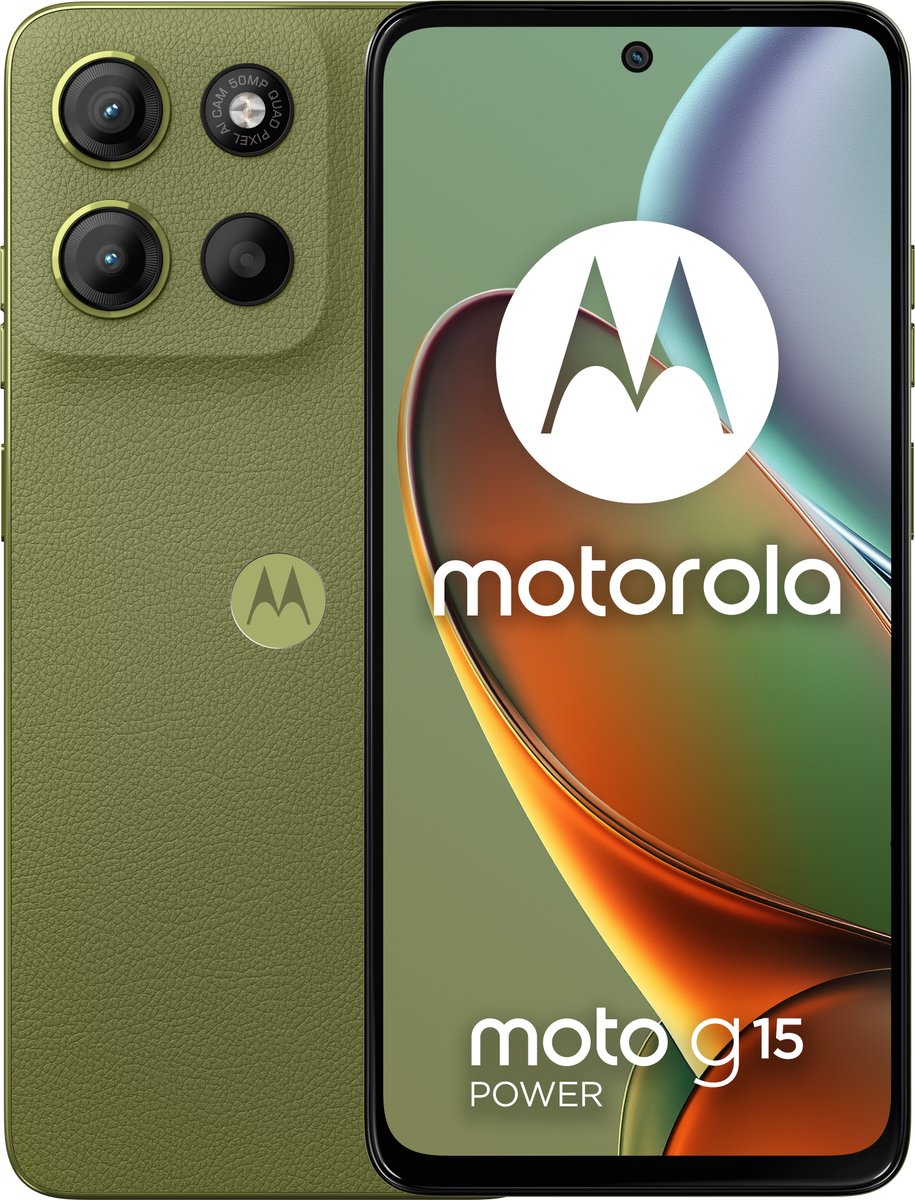Motorola Moto G15 Power - 256 Gb Iguana Green Groen