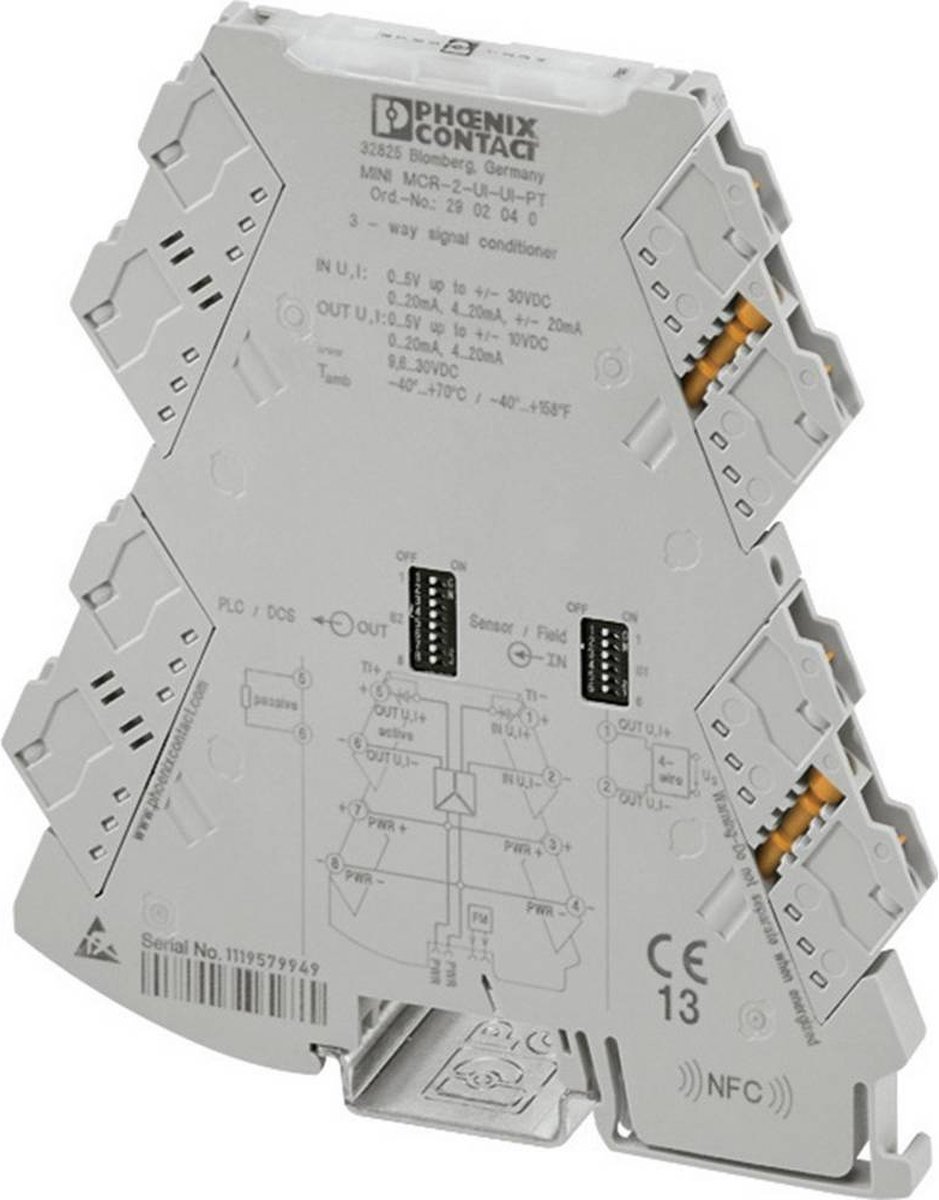 Phoenix Contact MINI MCR-2-UI-UI-PT 2902040 1 stuk(s)