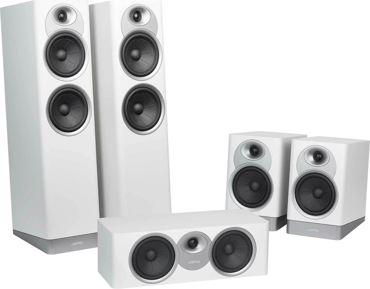Jamo S7-25HCS home cinema-systeem 5.0 kanalen 200 W Grijs