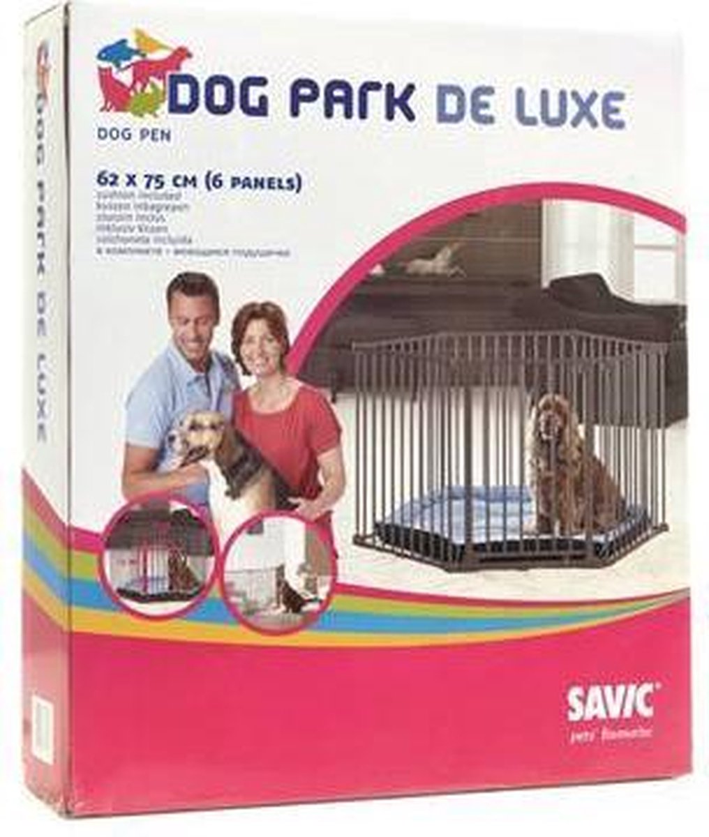 Savic Savic puppyren dog park deluxe zwart