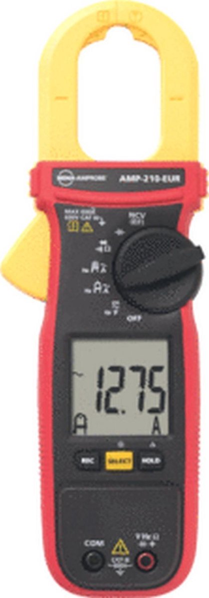 Beha Amprobe AMP-210-EUR Stroomtang, Multimeter Digitaal CAT III 600 V Weergave (counts): 6000