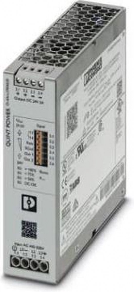 Phoenix Contact QUINT4-PS/3AC/24DC/5 DIN-rail netvoeding 24 V/DC 5 A Aantal uitgangen: 3 x Inhoud: 1 stuk(s)