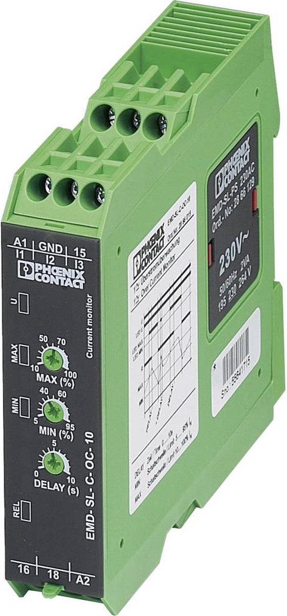 Phoenix Contact EMD-SL-C-OC-10 Bewakingsrelais 1x wisselcontact 1 stuk(s)