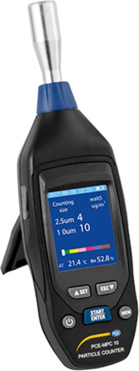 PCE Instruments Fijnstofmeter Temperatuur, Luchtvochtigheid