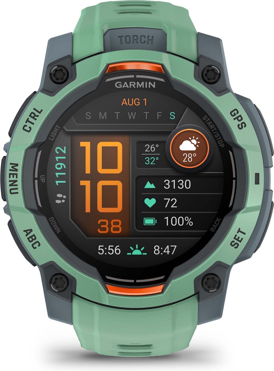Garmin Instinct 3 45mm Amoled Smartwatch Neo Tropical